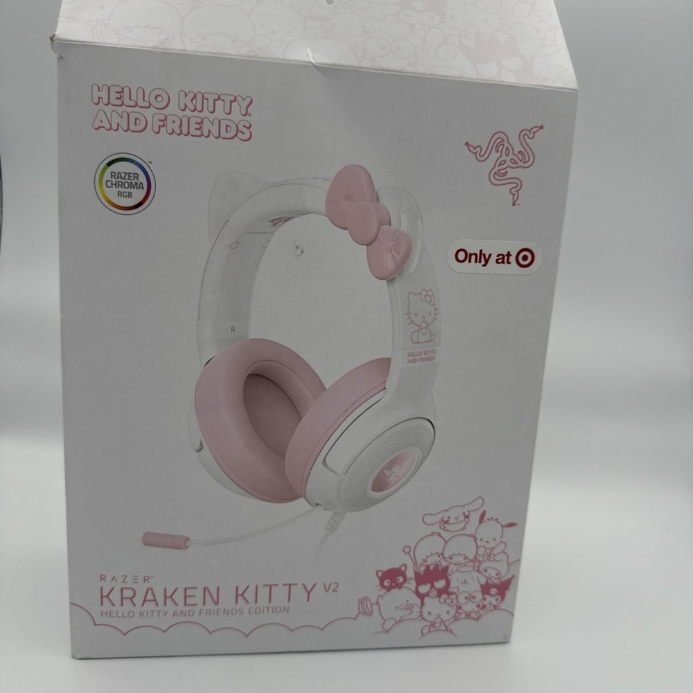 Razer Kraken Kitty V2 Headset Hello Kitty and Friends Edition Pink Chroma RGB